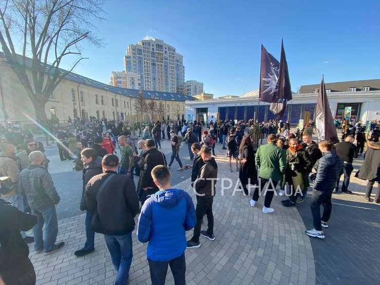 СС Галичина, Киев, марш вышиванок, националисты, нацизм, дивизия сс, акция, митинг