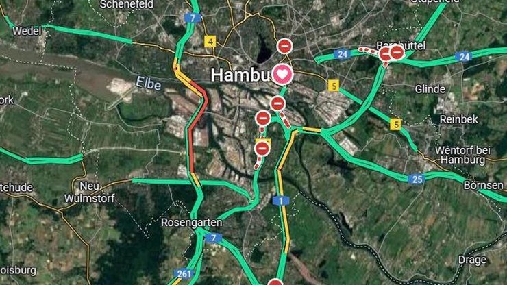 автобан гугл германия, Google Maps