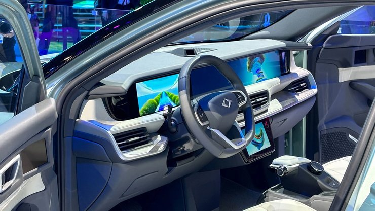 салон TOGG T10F, TOGG T10F 2025, электромобиль TOGG, турецкий электромобиль