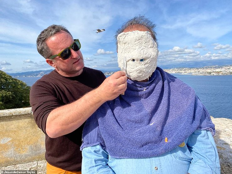 скульптор, модель, слепок