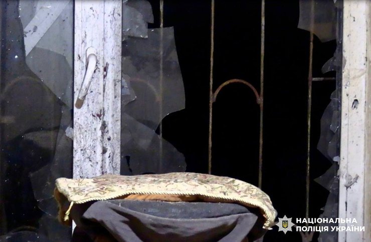 Наслідки вибуху гранати у Києві