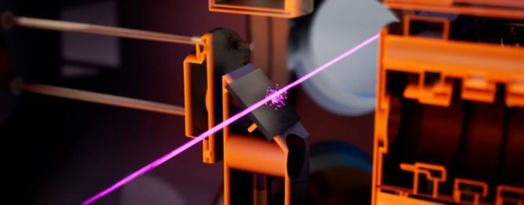 позитроний, лазер