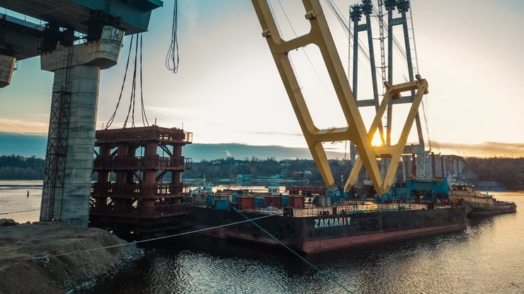 крупнейшик кран в европе, кран "захарий" в запорожье