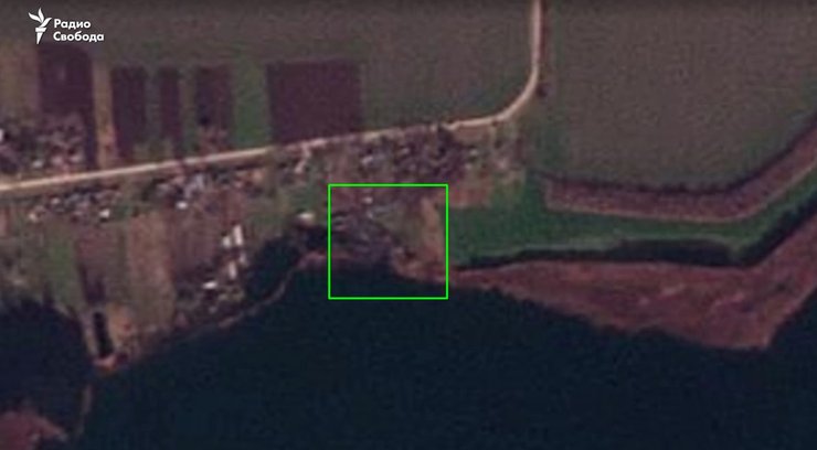 А-50, место падения, карта, хутор Трудовая Ирмения