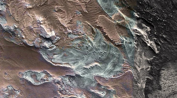 ледник, Марс