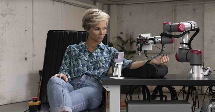 робот, тату, татуировка