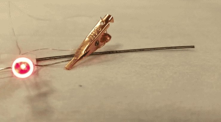 светодиод, оптоволоконная батарея