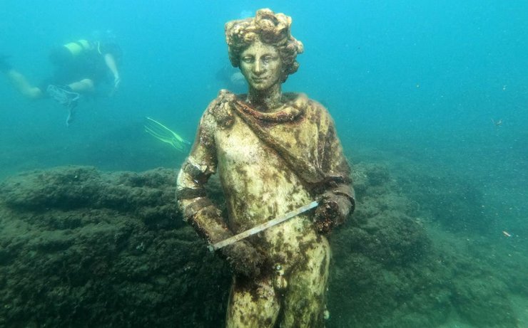 Байи, затонувшие города, атлантида, затонувший город, город на дне моря, город на дне океана, тайны океана