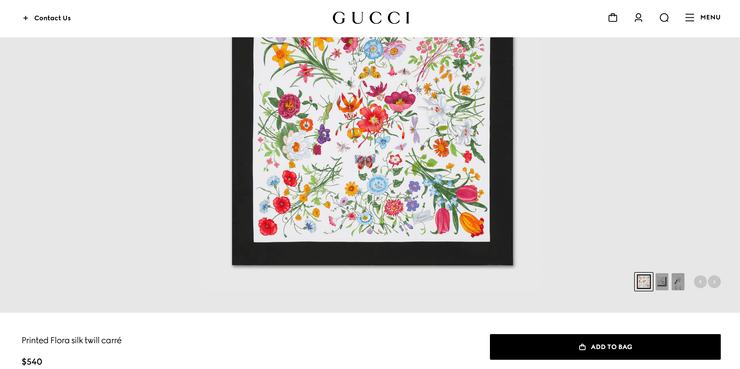 Хустка від Gucci