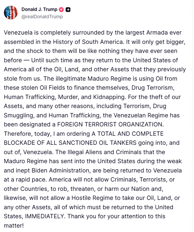 Пост Трампа