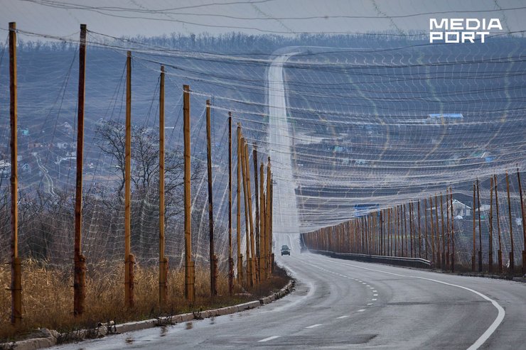Антидронові сітки в Ізюмі