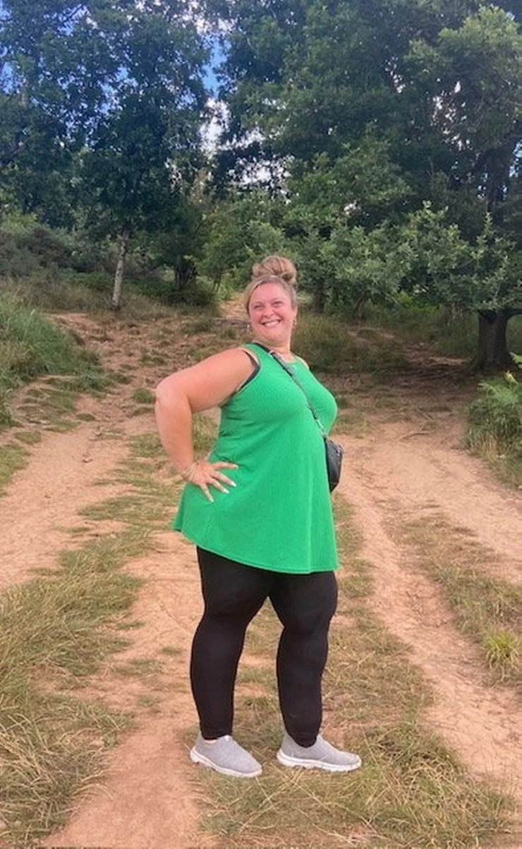 Лиза Бернетт до похудения