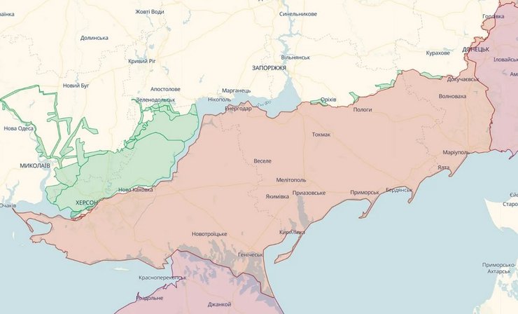 Запорізька та Херсонська області