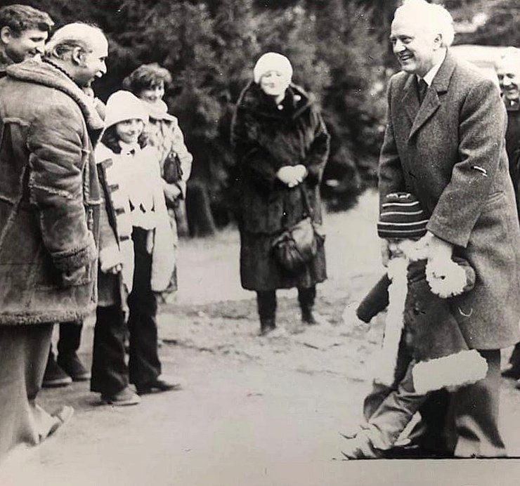 Софико с дедушкой Эдуардом Шеварднадзе