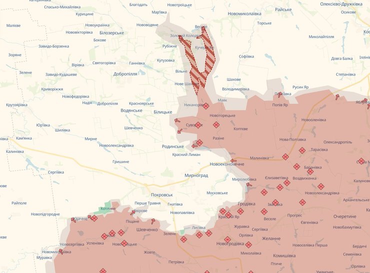 Покровское направление 11 августа