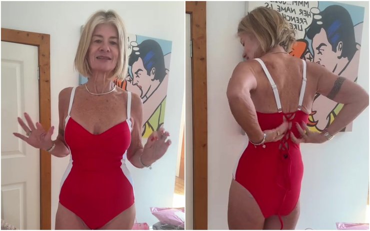 Вирусный купальник с оптической иллюзией