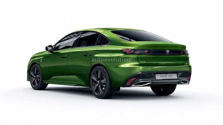 Peugeot 408 2022, новый Peugeot 408, Peugeot 408, седан Peugeot 408, Peugeot 308