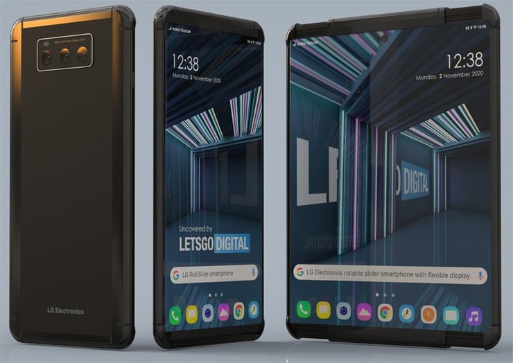 Рендер нового телефона LG. Фото: LetsGoDigital