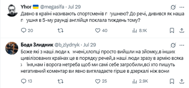 Комментарии украинцев относительно скандала в Киеве с позированием бодибилдеров