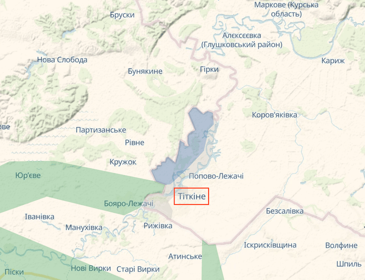 Теткино, бои Теткино, битва Теткино, ситуация Теткино, что происходит Теткино, кто контролирует Теткино, Теткино это где