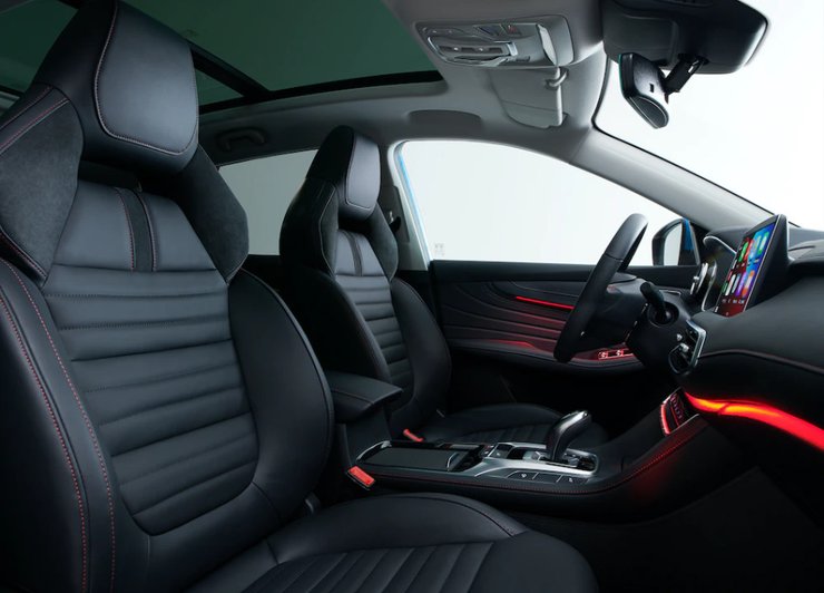 Салон MG HS 2023, MG HS, новый MG HS, кроссовер MG