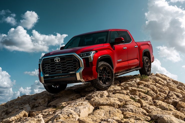 новый пикап, Toyota Tundra 2022, новый пикап Тойота, экстерьер Toyota Tundra 2022