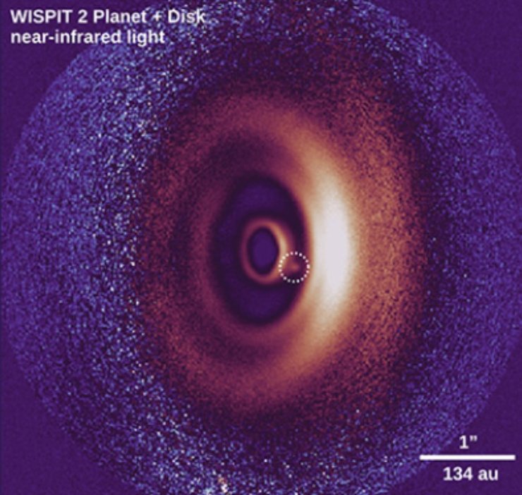 планета WISPIT 2b