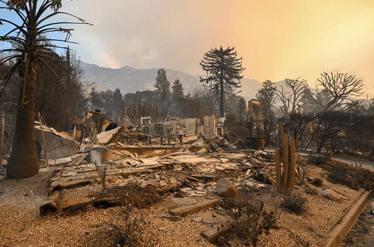 Район у Лос-Анджелесі, пожежа