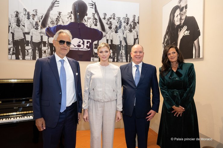 княгиня шарлін, князь альбер, флоренція, образи шарлін, андреа бочеллі, флоренція