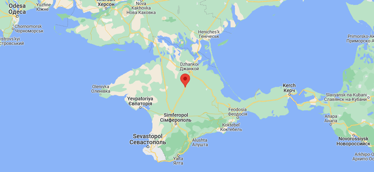 Пожежа у ЧерПожежа в Красногвардійському, пожежа в Криму, вибухи в Криму, деокупація Криму, військові об'єкти в Кримувоногвардійському, пожежа у Криму, вибухи у Криму, деокупація Криму, військові об'єкти у Криму