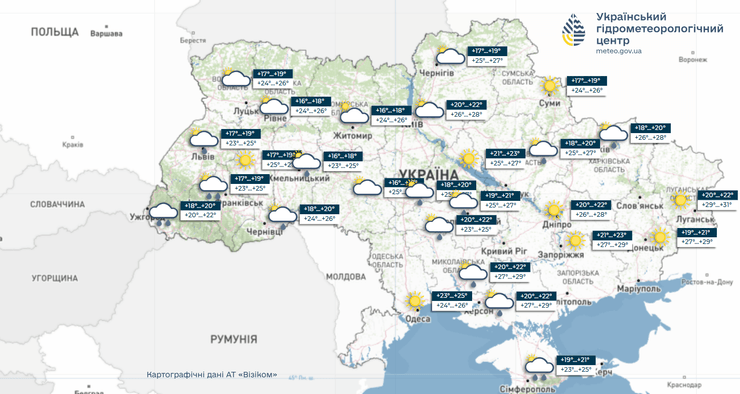 17 липня погода