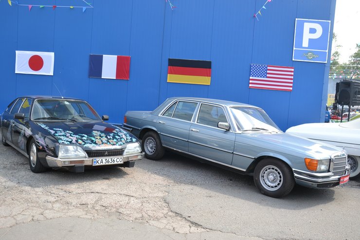 Citroen CX, Mercedes W116, фестиваль Old Car Land, Old Car Land