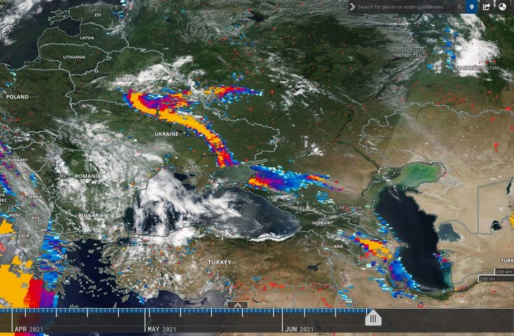 киев накрыло пылью