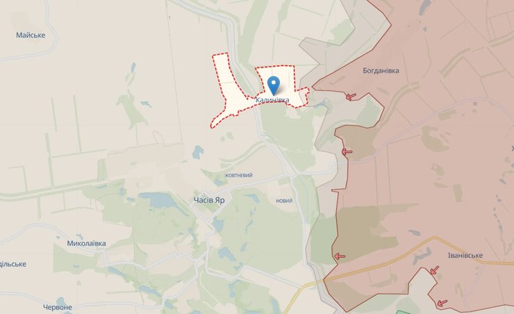 Бои в Часовом Яру, калиновка, 2 июня