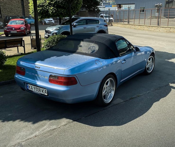 Porsche 968 Cabriolet, Porsche 968, кабріолет Porsche, спорткар Porsche