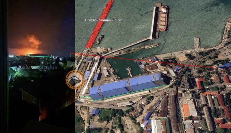 туапсе нафтопаливний пірс нафтопаливний пірс атака Туапсе