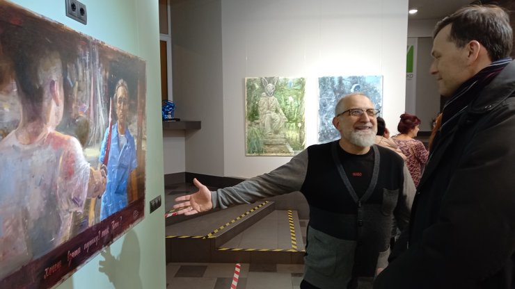 Владислав Шерешевский, выставка Шерешевского, выставка в Киеве, картины о войне