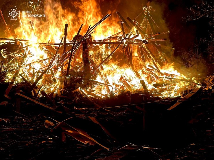 ЗС РФ атакували Запоріжжя в ніч на 23 вересня