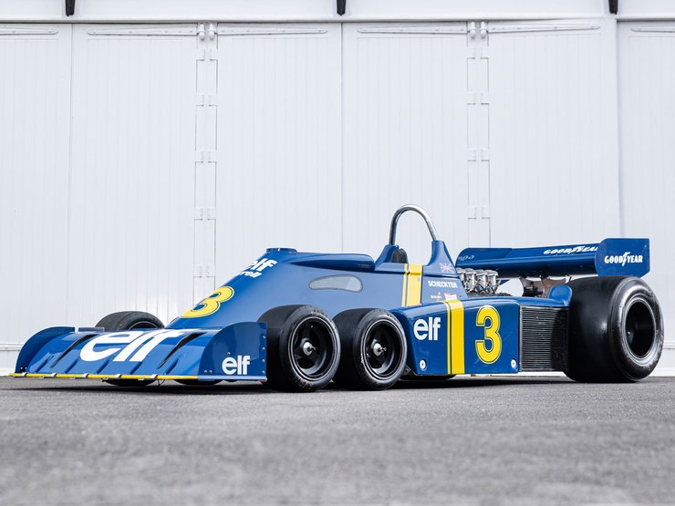 1977 Tyrrell P34, гоночные авто, Джоди Шектер, Формула 1, болид Формулы 1, Ferrari 312, Tyrrell P34