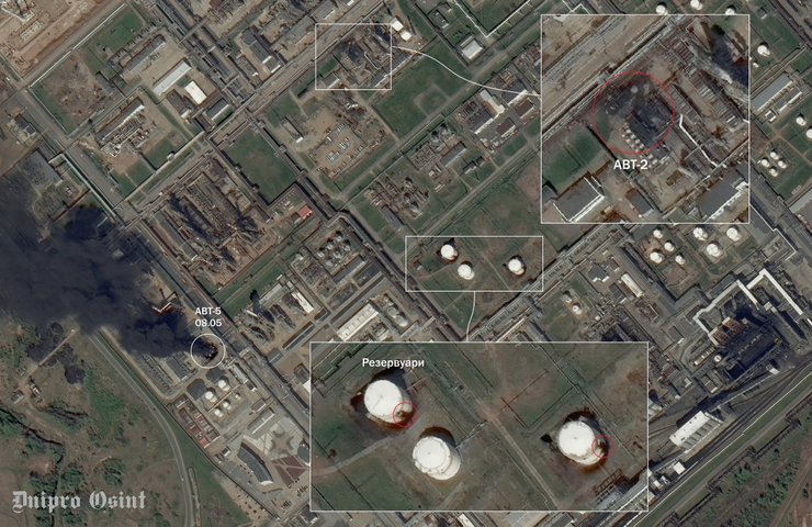 деталі атак 7-8 травня на НПЗ "Пермнафтооргсинтез"
