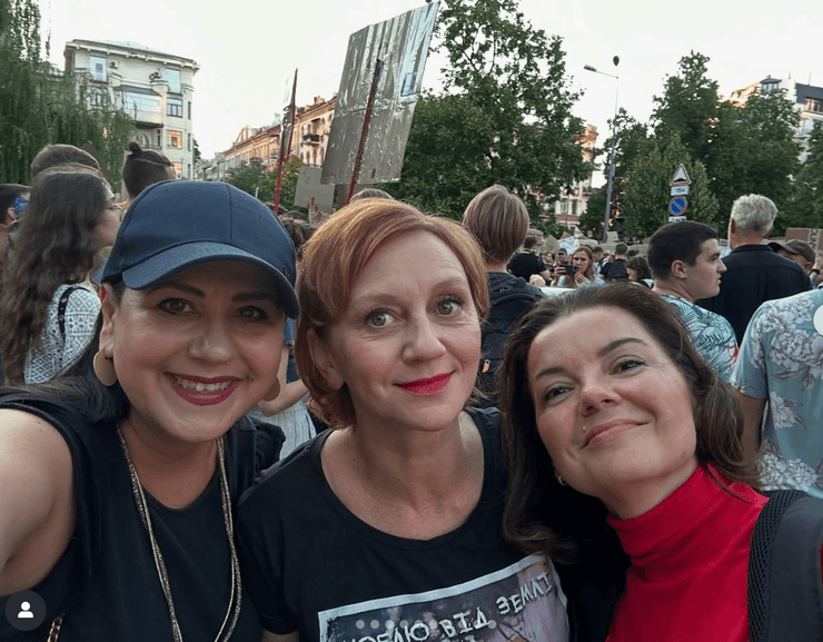 Анжелика Рудницкая, Маричка Падалко и Римма Зюбина