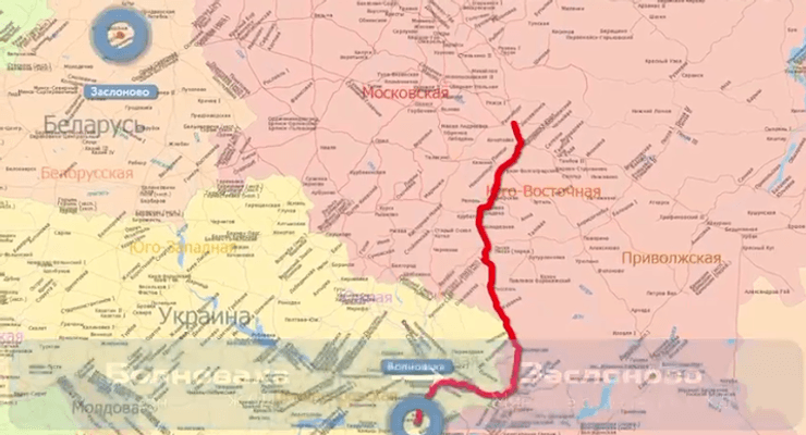 Один из российских эшелонов прибыл в Заслоново 18 мая