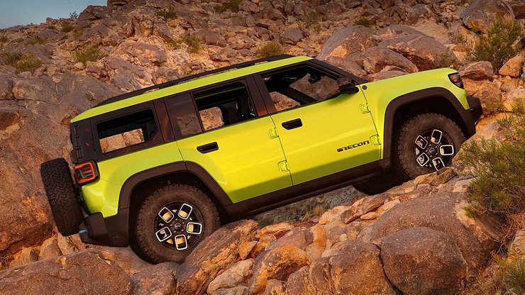 Jeep Recon, Jeep Wrangler, Jeep Grand Cherokee, електромобілі Jeep