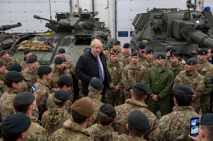 Борис Джонсон, британские военные
