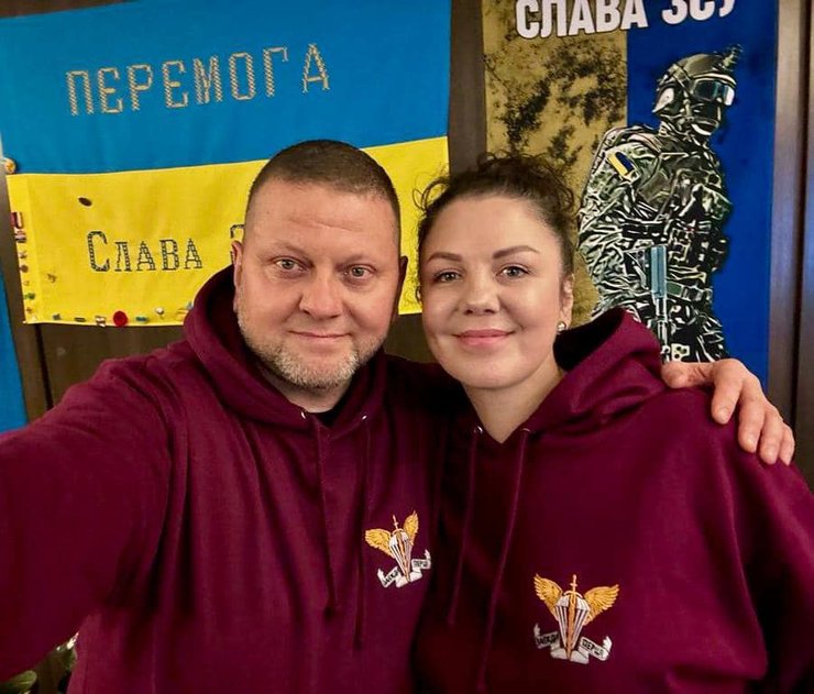 Валерий Залужный, Елена Залужная, главнокомандующий ВСУ