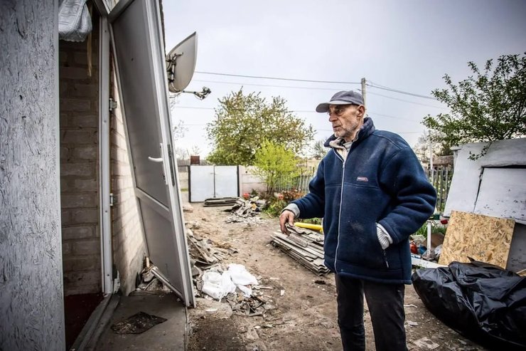 Павлоград, обстрел, разрушения, дом, атака