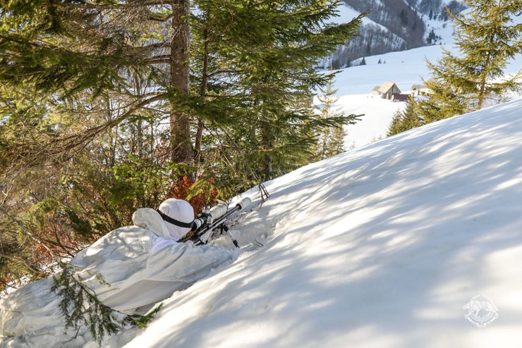 снайперские учения в карпатах