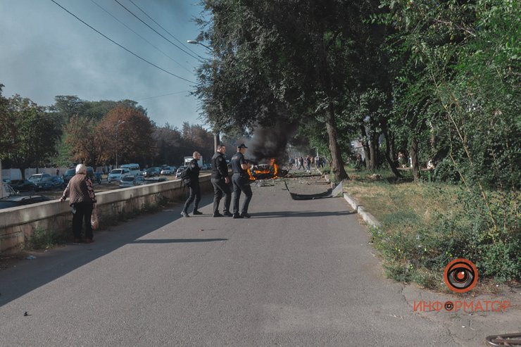 взрыв в днепре, днепр, улица, место взрыва