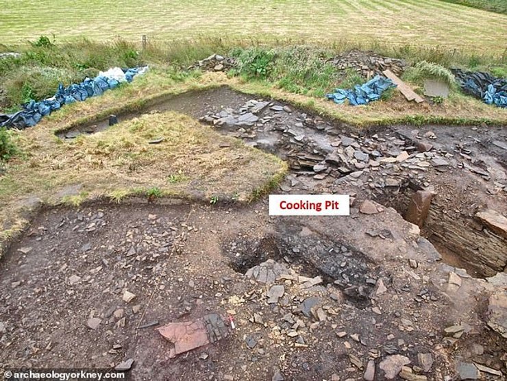 трапеза, железный век, пикты, поселение кэрнс, шотландия