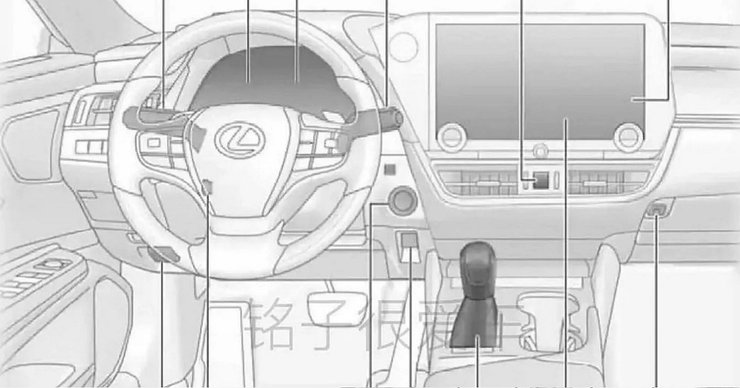 салон Lexus ES, Lexus ES, новый Lexus ES, седан Lexus, седан Lexus